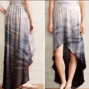 Anthropologie Gypsy 05 Seascape Silk Skirt